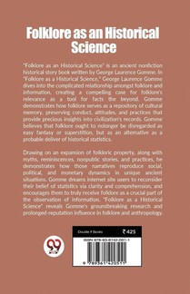 Folklore as an Historical Science achterzijde