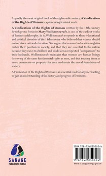 A Vindication of the Rights of Woman - [DELUXE HARDCOVER EDITION] achterzijde