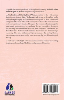A Vindication of the Rights of Woman achterzijde