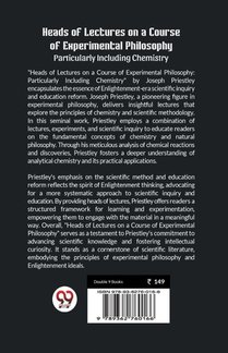 Heads of Lectures on a Course of Experimental PhilosophyParticularly Including Chemistry (Edition2023) achterzijde