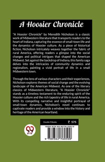 A Hoosier Chronicle achterzijde