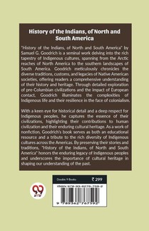 History of the Indians, of North and South America (Edition2023) achterzijde