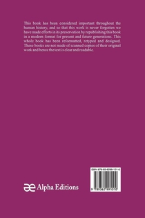 The Yoga-Vasishtha Maharamayana of Valmiki, Vol. 3 , Part 1 achterzijde