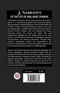 A Narrative of the Life of Mrs. Mary Jemison (Edition2024) achterzijde
