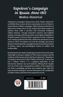Napoleon's Campaign in Russia Anno 1812 Medico-Historical achterzijde