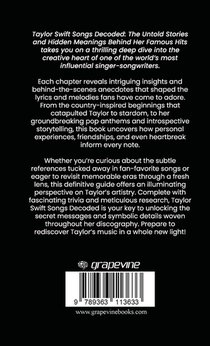 Taylor Swift Songs Decoded achterzijde