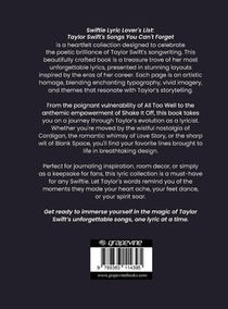 Taylor Swift Songbook achterzijde