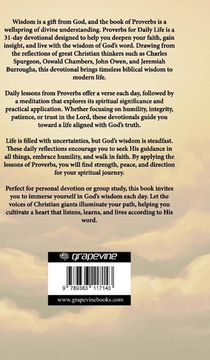 Proverbs for Daily Life achterzijde