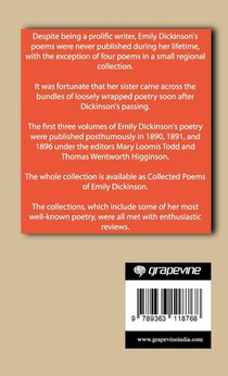 The Complete poems of Emily Dickinson achterzijde