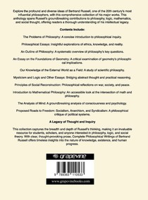 Complete Philosophical Writings of Bertrand Russell achterzijde