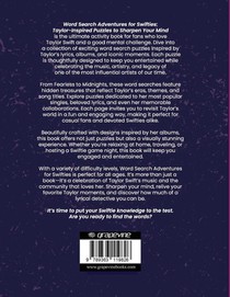 Word Search Adventures for Swifties achterzijde
