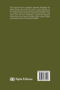 Canal Reminiscences; Recollections of Travel in the Old Days on the James River & Kanawha Canal achterzijde