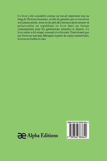 Les beaux messieurs de Bois-Doré achterzijde