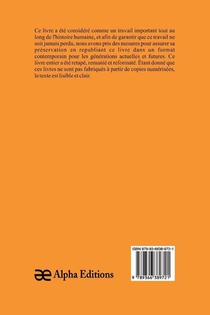 Histoire de Napoléon et de la Grande-Armée pendant l'année 1812. Tome I achterzijde