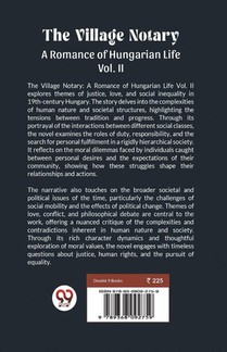 The Village Notary A Romance of Hungarian Life Vol. II achterzijde