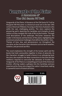 Vanguards of the Plains A Romance of the Old Santa Fe Trail achterzijde