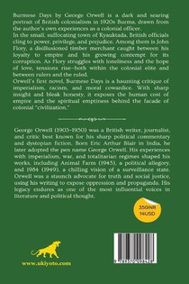 Burmese Days | Timeless Classics achterzijde