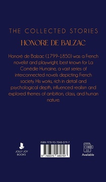 The Collected Stories of Honore de Balzac achterzijde