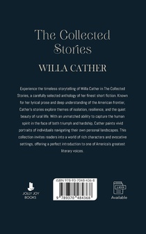 The Collected Stories of Willa Cather achterzijde