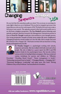 CHANGING PERSPECTIVE CHANGING LIFE achterzijde