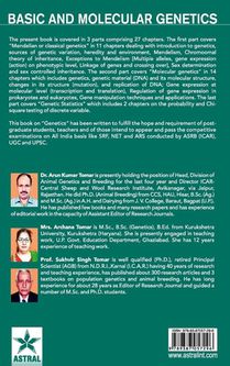 Basic and Molecular Genetics achterzijde