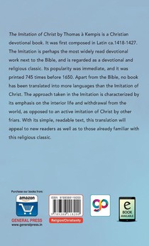 The Imitation of Christ achterzijde