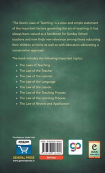 The Seven Laws of Teaching achterzijde