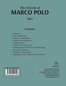 The Travels of Marco Polo (vol 1) achterzijde