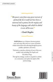 The Very Best of Kahlil Gibran achterzijde