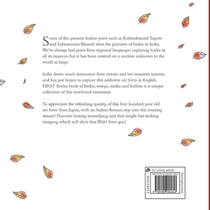 First Katha Book of Haiku, Senryu, Tanka & Haibun achterzijde
