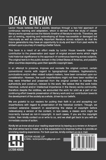 Dear Enemy achterzijde