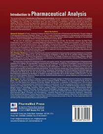 Introduction to Pharmaceutical Analysis achterzijde
