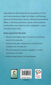 The Wit and Wisdom of Gandhi achterzijde