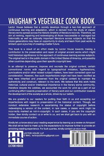 Vaughan's Vegetable Cook Book achterzijde