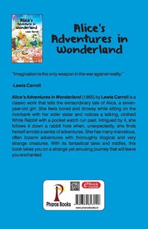 Alice's Adventures in Wonderland achterzijde