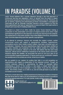 In Paradise (Volume I) achterzijde