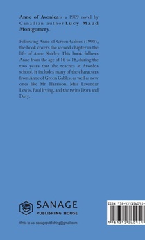 Anne of Avonlea achterzijde