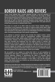 Border Raids And Reivers achterzijde