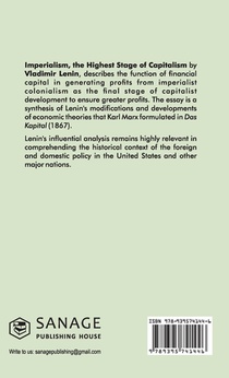 Imperialism the Highest Stage of Capitalism achterzijde