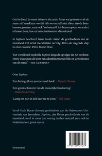 Homo Deus achterzijde