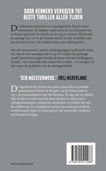 De dag van de Jakhals achterzijde