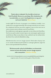 Fatale erfenis achterzijde