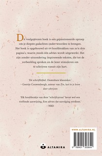 Schrijven vanuit je hart achterzijde
