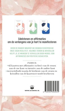 Helende stenen en kristallen Inspiratiekaarten achterzijde
