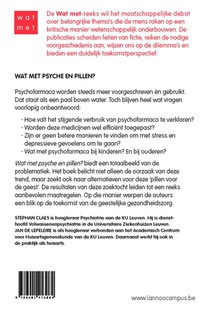 Psyche en pillen? achterzijde