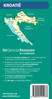 De Groene Reisgids - Kroatië achterzijde