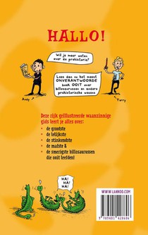 Het waanzinnige boek over de billosaurus en andere prehistorische wezens achterzijde