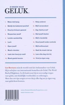 20 wegen naar geluk achterzijde