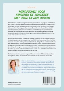 MYmind mindfulness voor kinderen en jongeren met ADHD en hun ouders - Trainershandleiding achterzijde