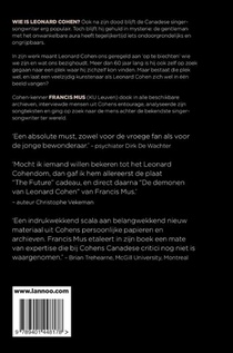 De demonen van Leonard Cohen achterzijde